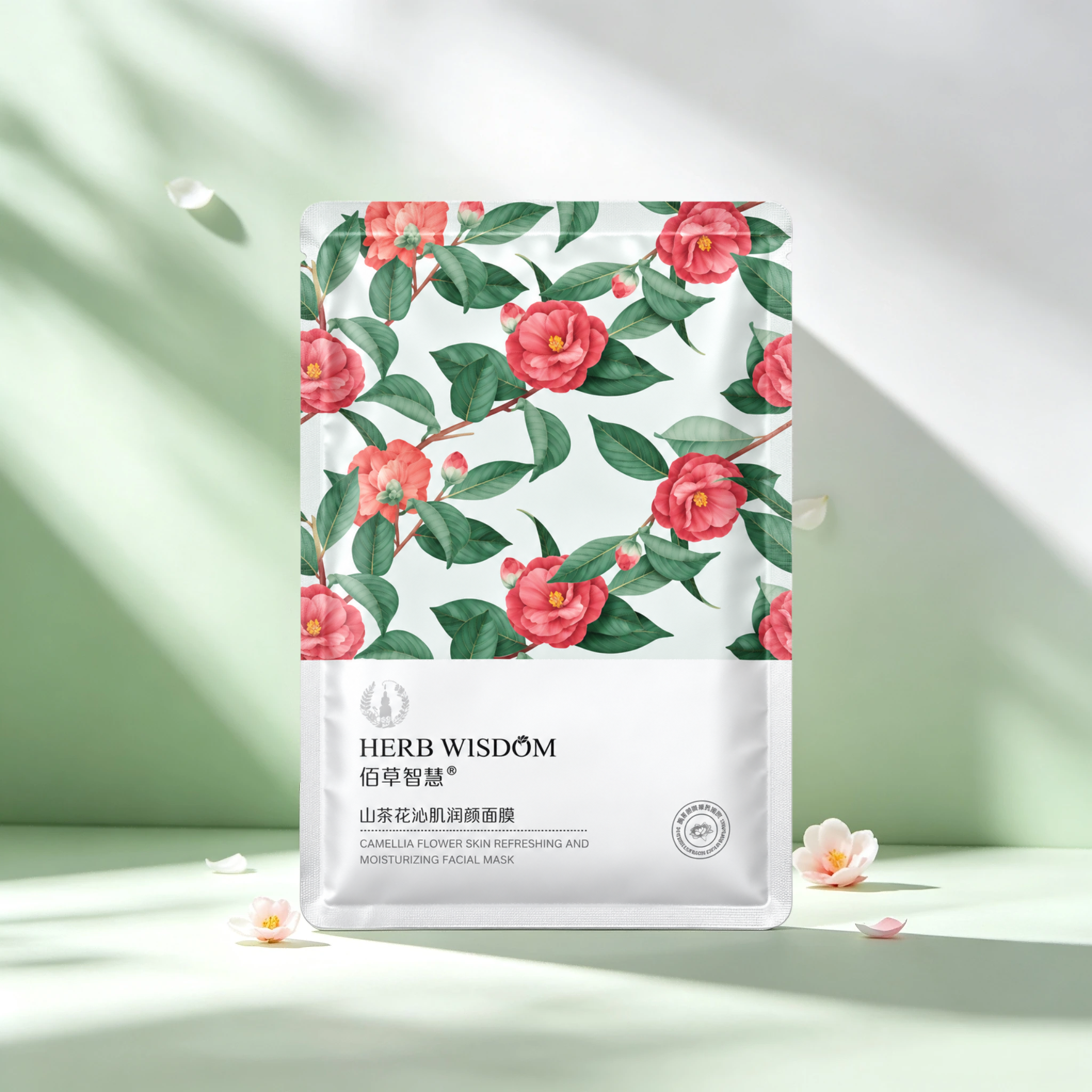 山茶花沁肌润颜面膜